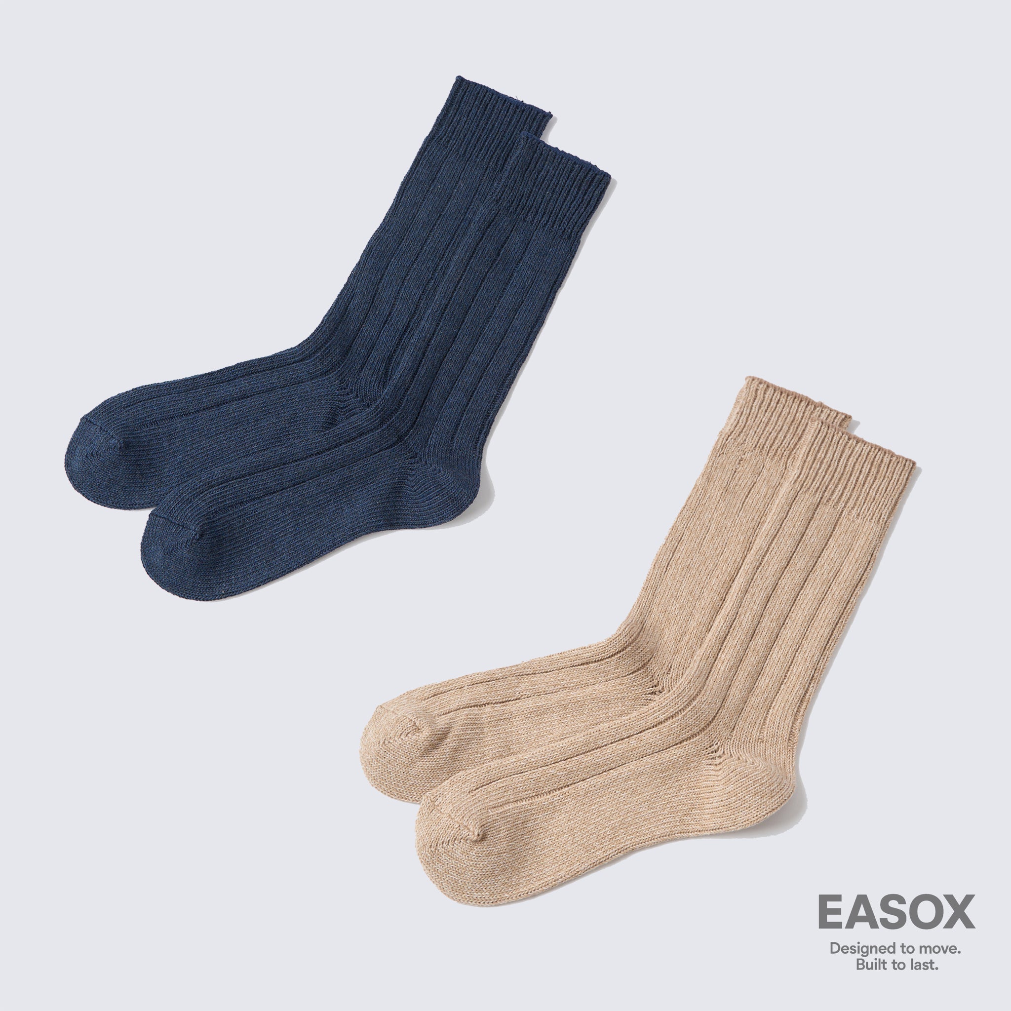 Cozy Ribbed Crew Socks