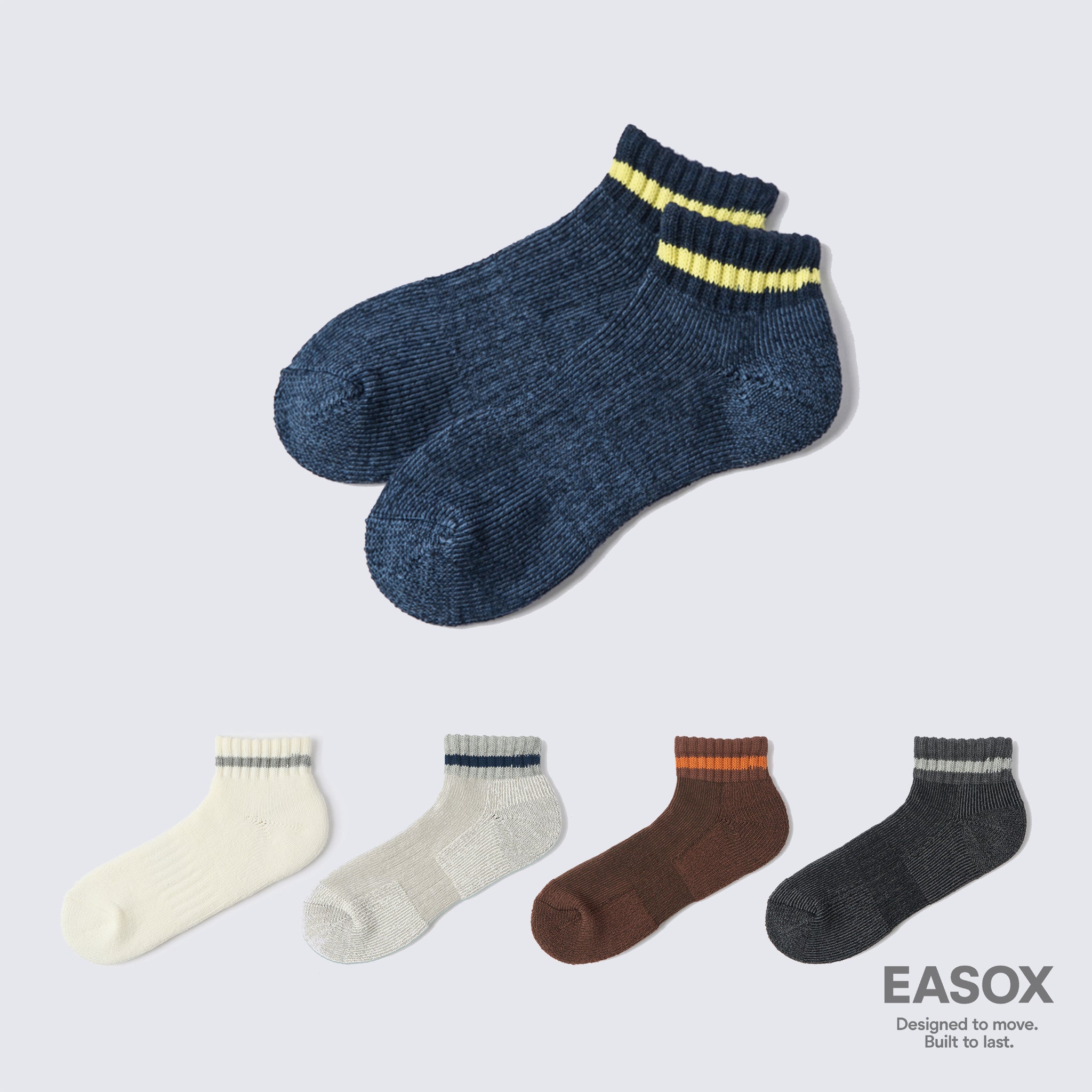 Sport Stripe Mélange Low Cut Socks