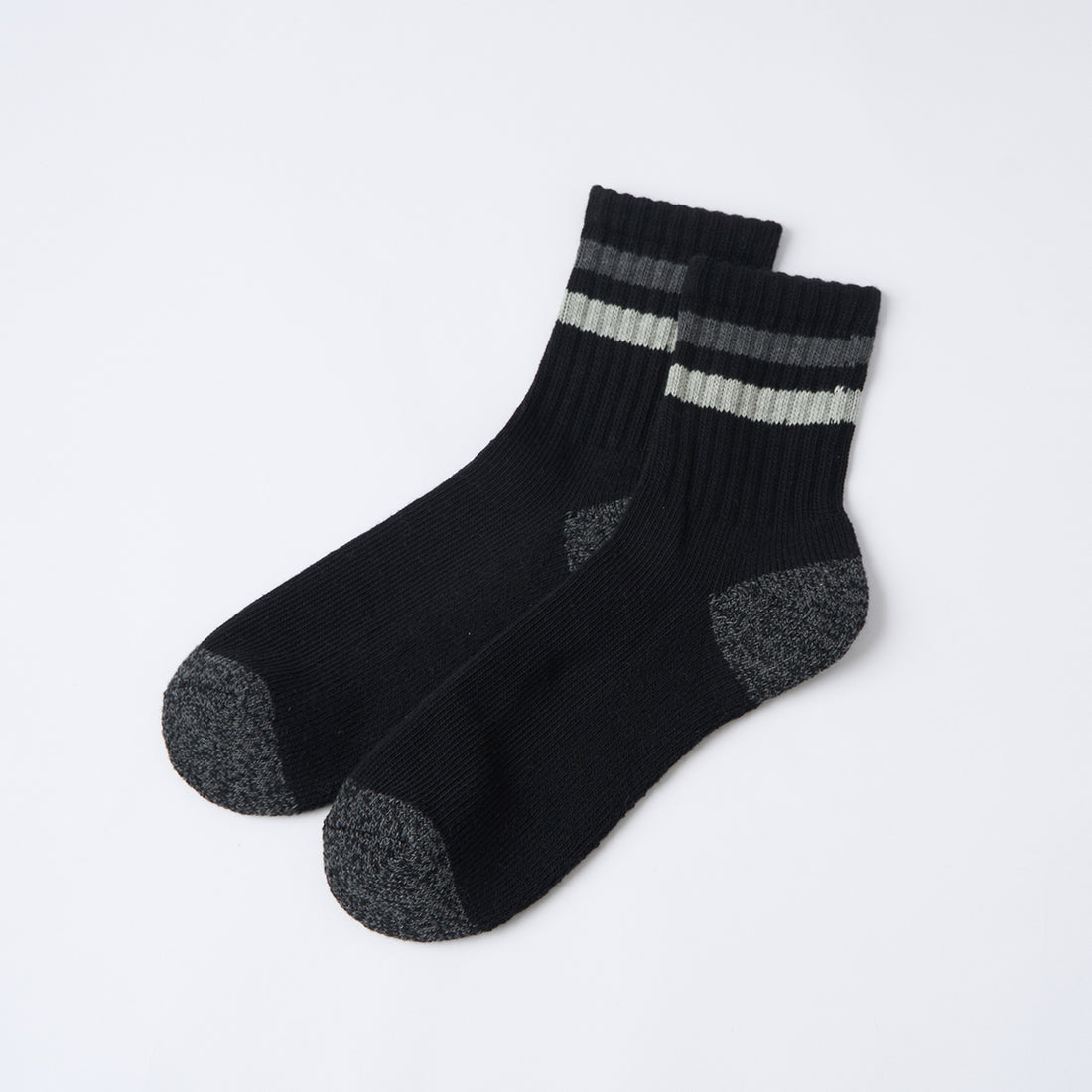 Sport Stripe Cushioned Crew Socks