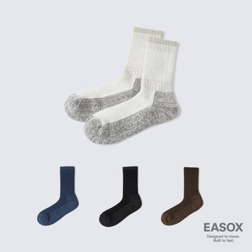 Colorblock Pile Crew Socks