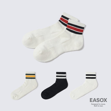Sport Stripe Quarter Socks