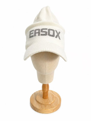 Two Pieced Golf Knit Beanie & Visor Set (E9)
